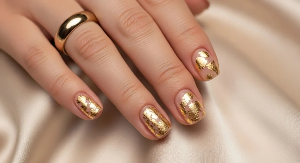 Minimalist-Nude-with-Gold-Foil. Minimalist-Nude-with-Gold-Foil.