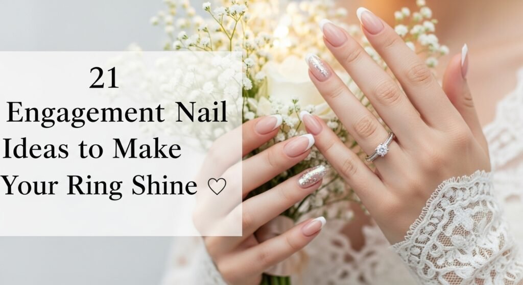 21 Stunning Engagement Nail Ideas to Shine Like a Celebrity Bride