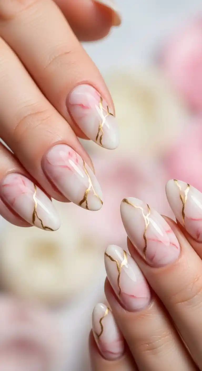 Marble nails 