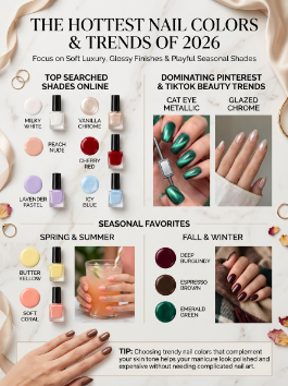 Best Nail Colors Trending in 2026