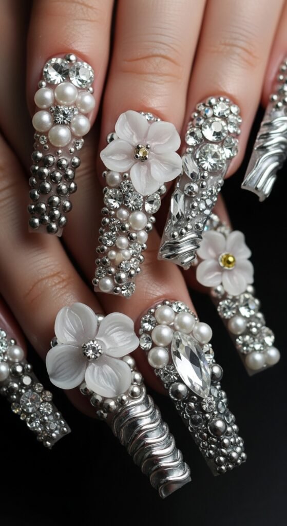 4. 3D Nail Art and Textured Designs