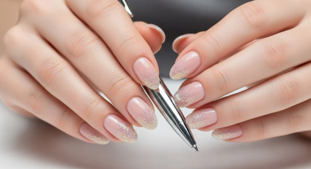 Neutral Glitter Fade