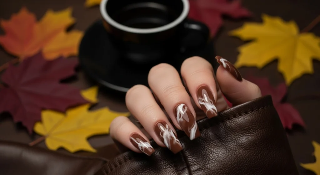 Espresso-Marble-Nails