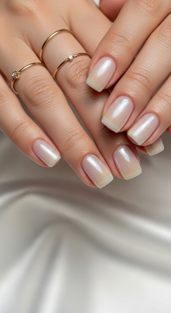 Sheer Ivory and Pearl Finish