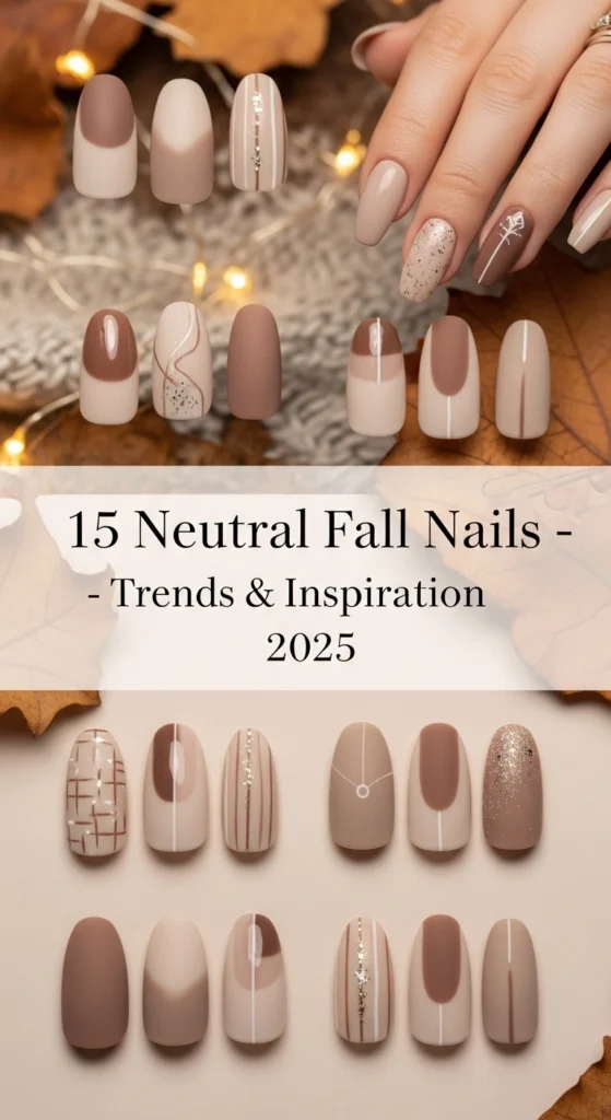 Neutral Fall Nails: