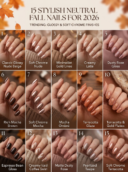 Best Neutral Fall Nail Colors for a Cozy Autumn Look