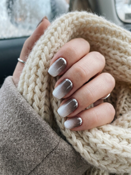 3. Frosted Taupe Ombre