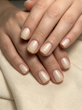 7. Sheer Ivory and Pearl Finish