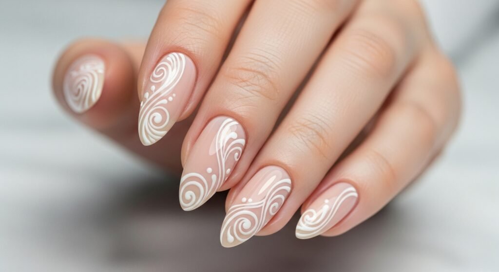 19. Soft Taupe Nude Nails