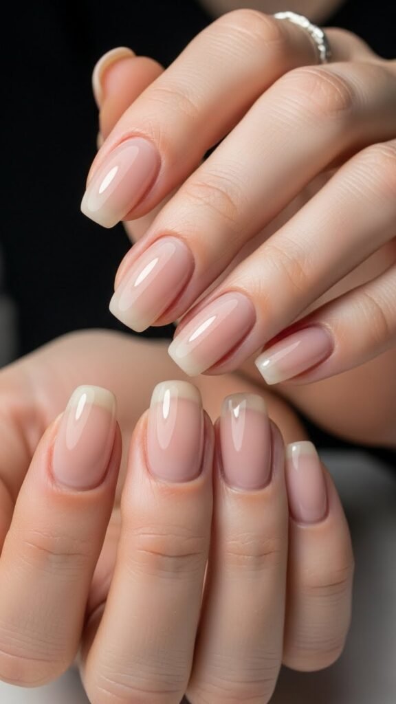 17. Minimal Bridal Shower Nails