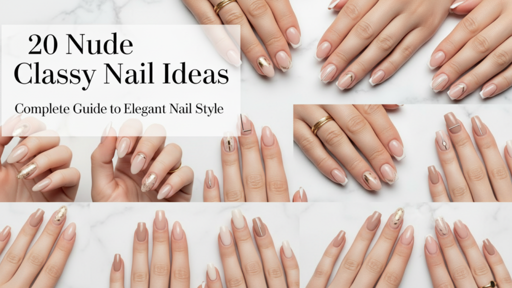 20 Nude Classy Nail Ideas + Complete Guide to Elegant Nail Style