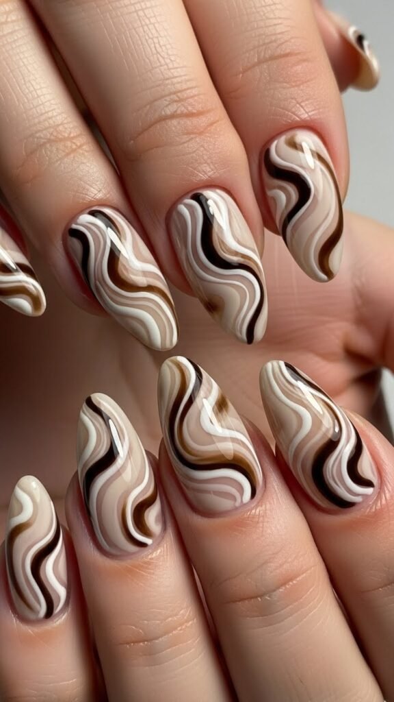 10. Abstract Nail Art