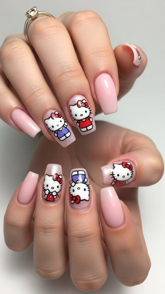 Hello Kitty Nails: 25 Cute, Trendy & Creative Nail Ideas