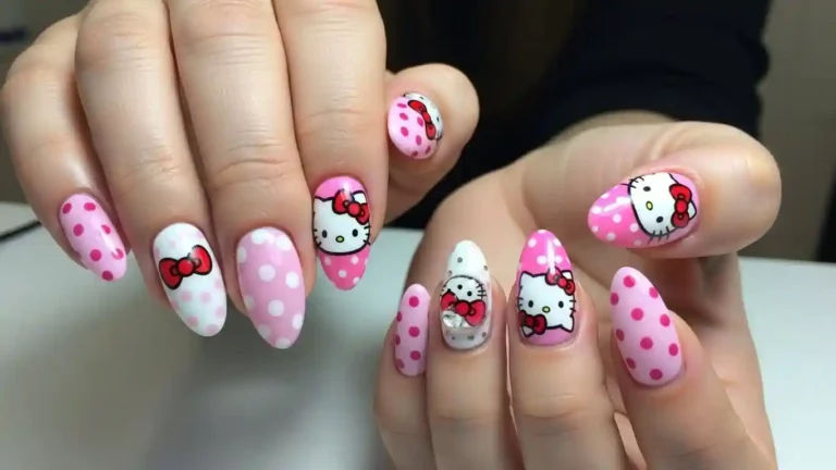 Hello Kitty Nails