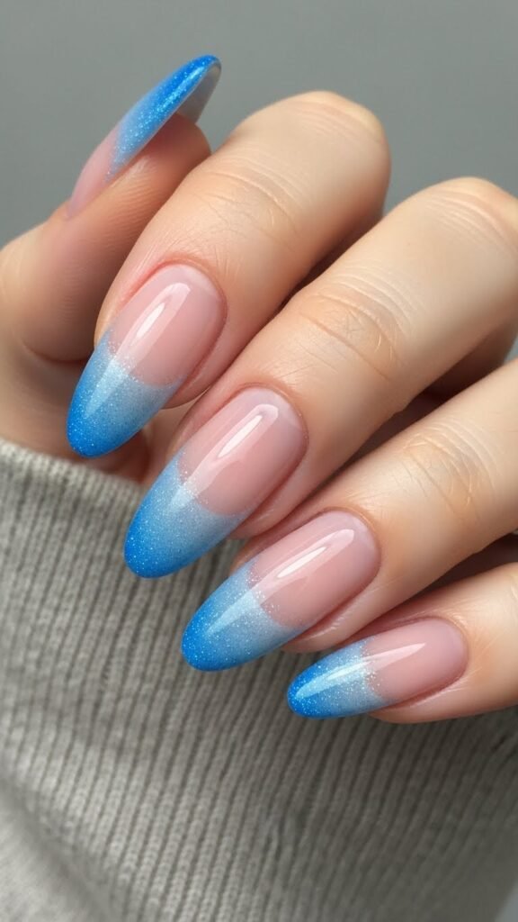 6. Snowflake Nail Art