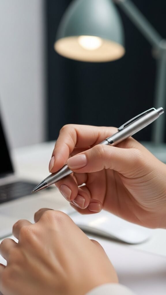 24. Rounded Short Nails