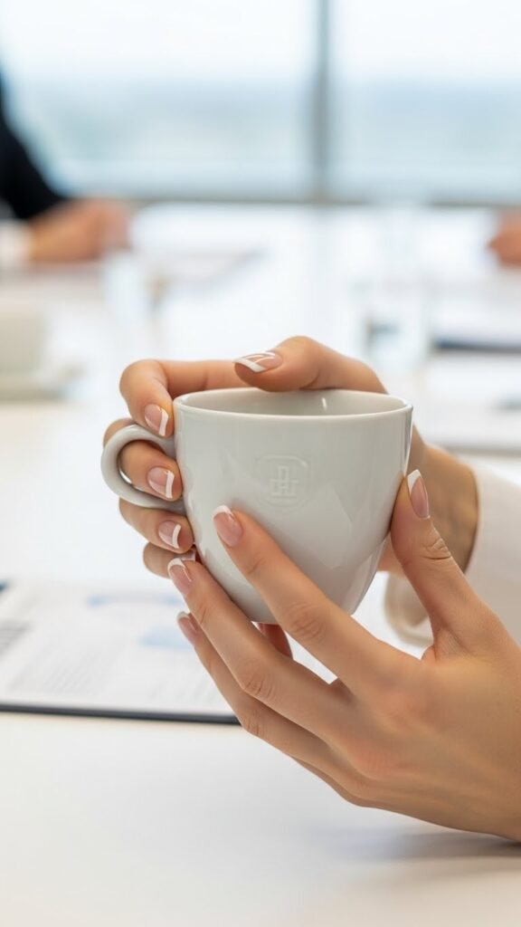 3. French Manicure for Work