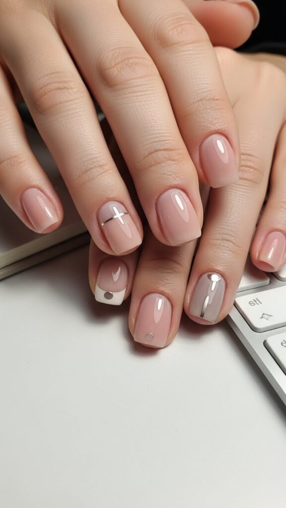 Minimalist Nails for Work & Office