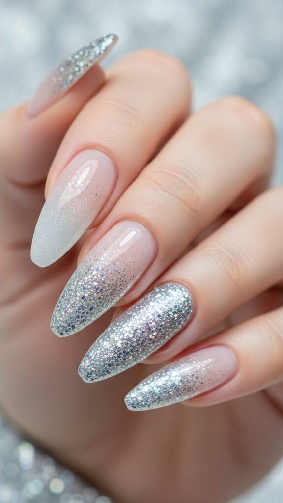 23. Clear Ice Nails