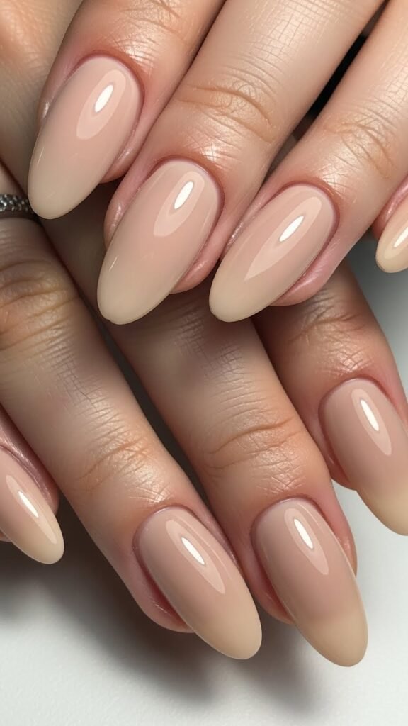 Neutral Gel Nails