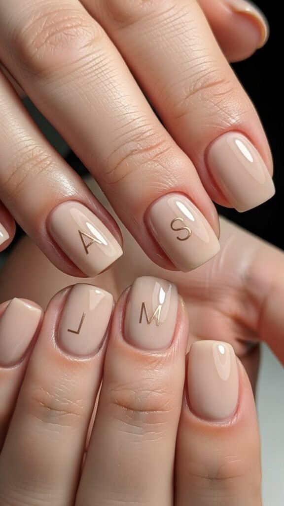 Neutral Nails with a Personal Touch