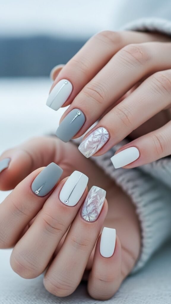 14. Holographic Ice Nails