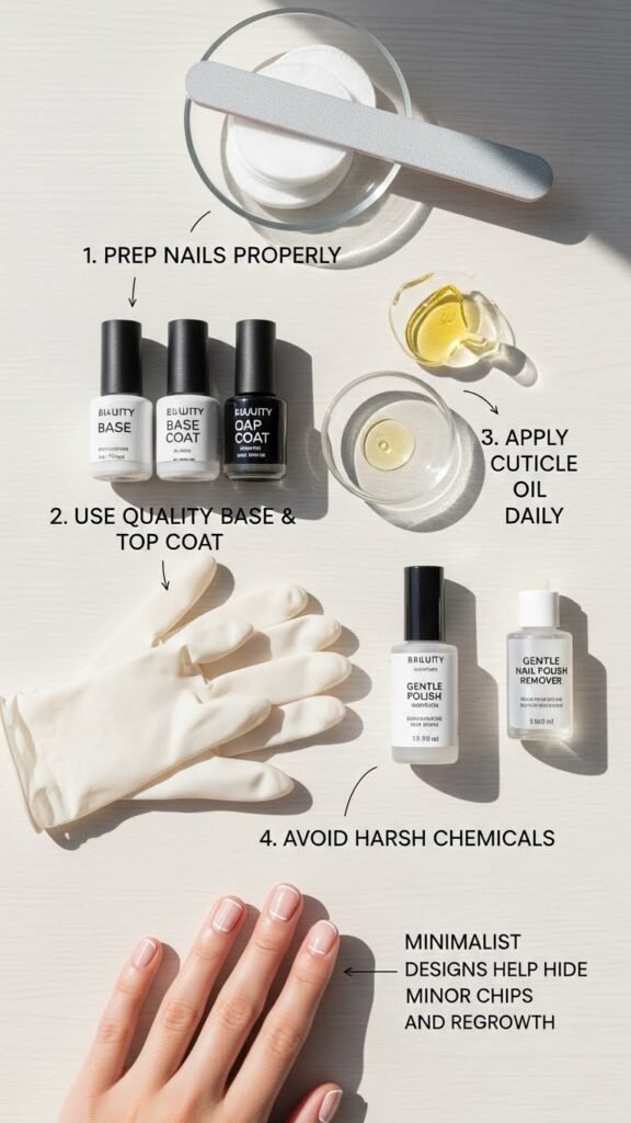 How to Maintain Minimalist Nails