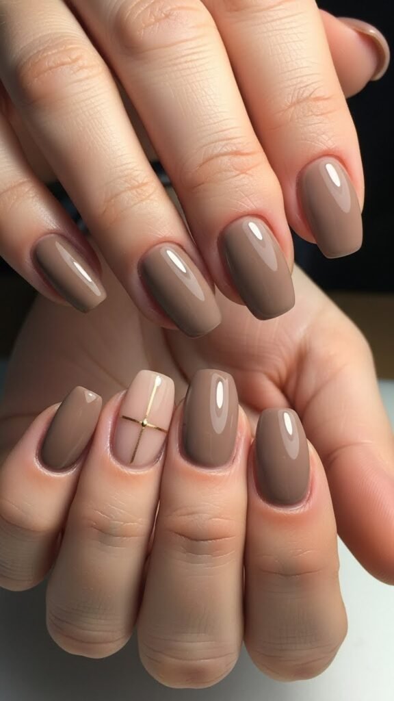 14. Single Accent Nail