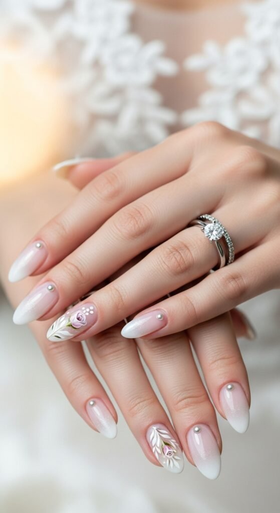 9. Wedding & Bridal Nail Ideas