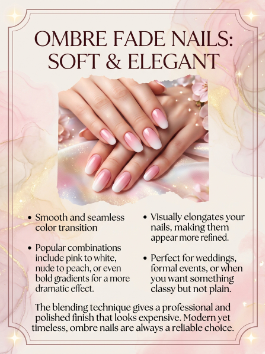 13. Ombre Fade Nails