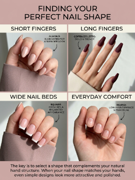 Best Nail Shapes for Different Hand Types