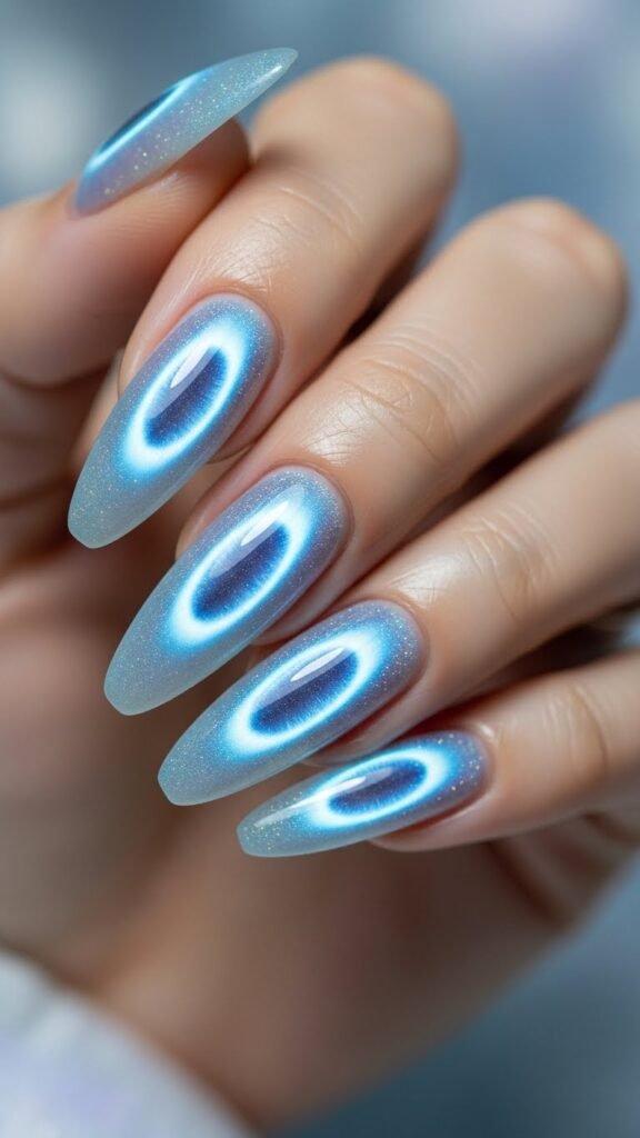 12. Ice Queen Icy Nails