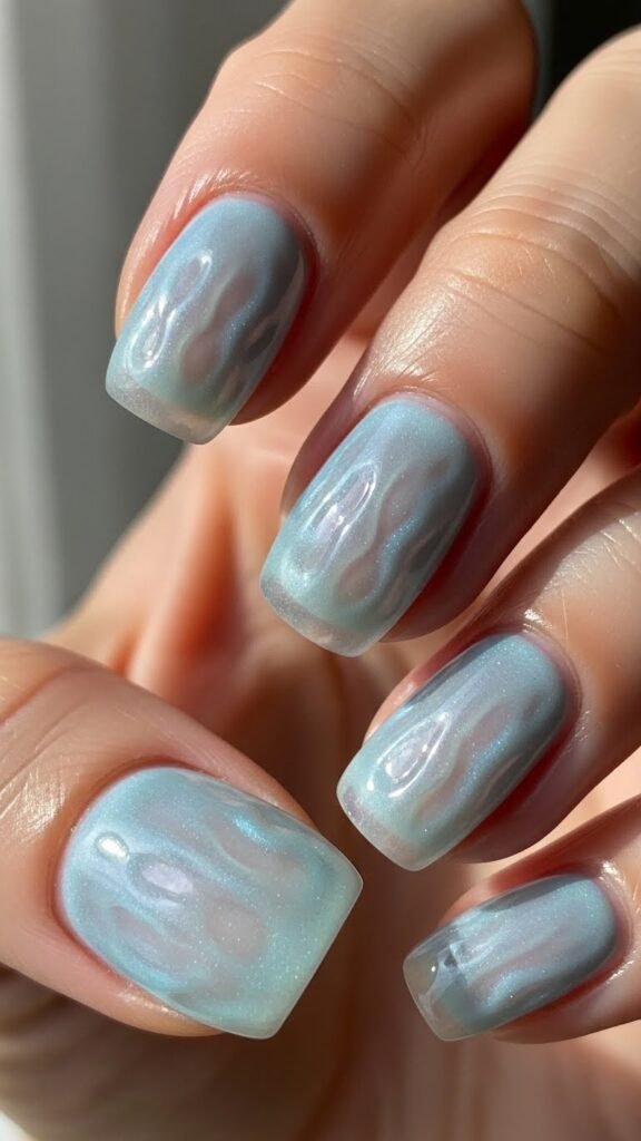 7. Pearl Icy Nails