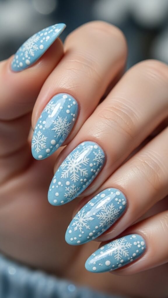 17. Diamond Dust Icy Nails