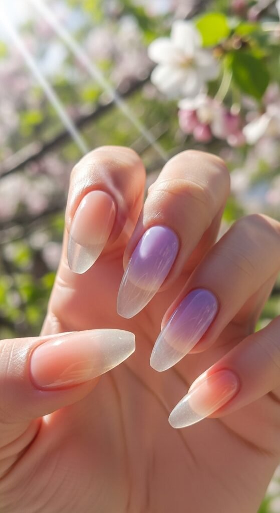 14. Jelly Pastel Nails