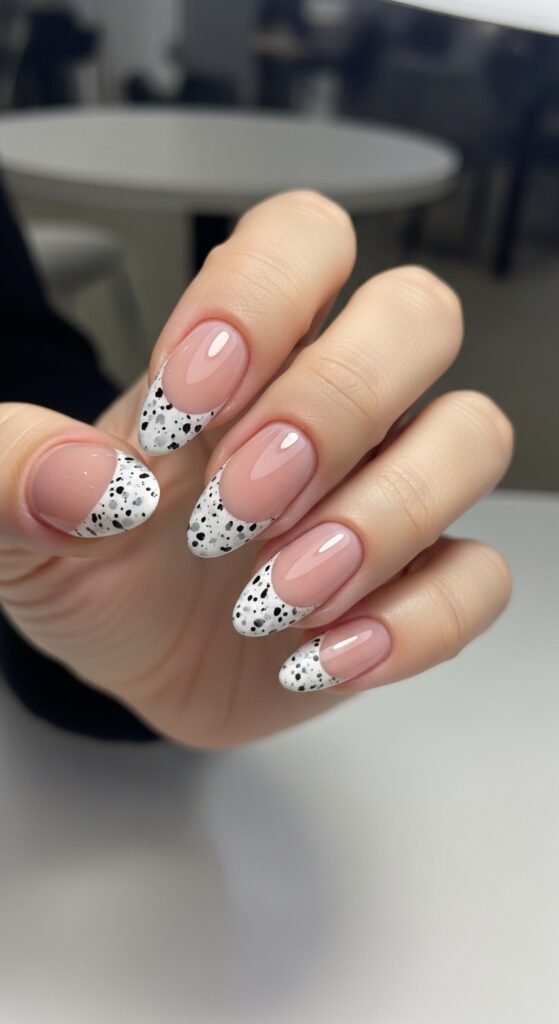 15. Speckled French Tips