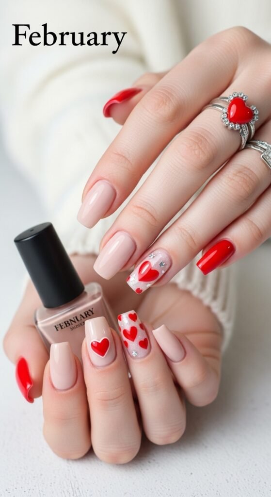 February Nail Inspiration 2026 Cute+Classy Ideas