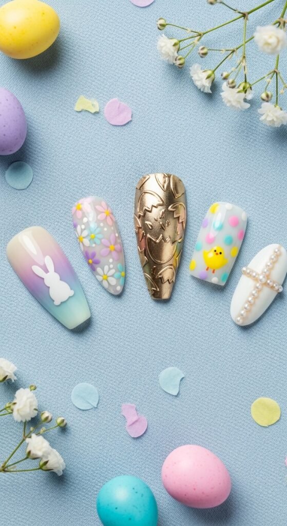 Best Nail Shapes for Easter Designs