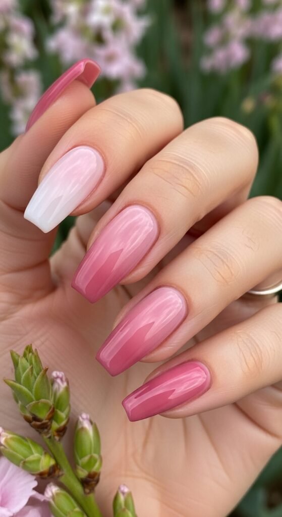 20. Soft Pink Ombre