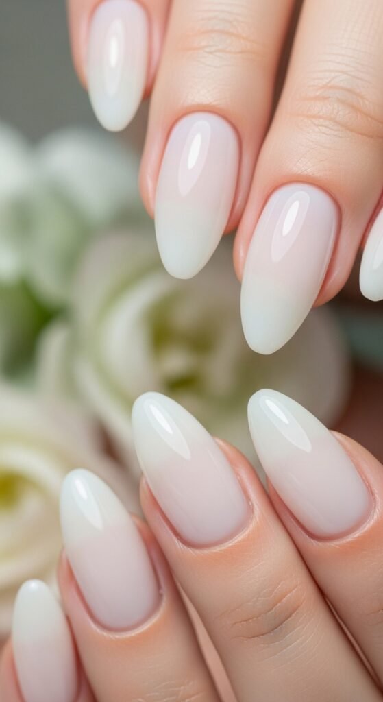 8. Milky White Elegance