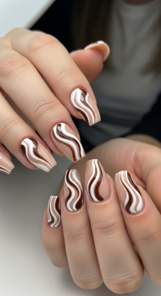 27. Swirl Abstract Gel Art