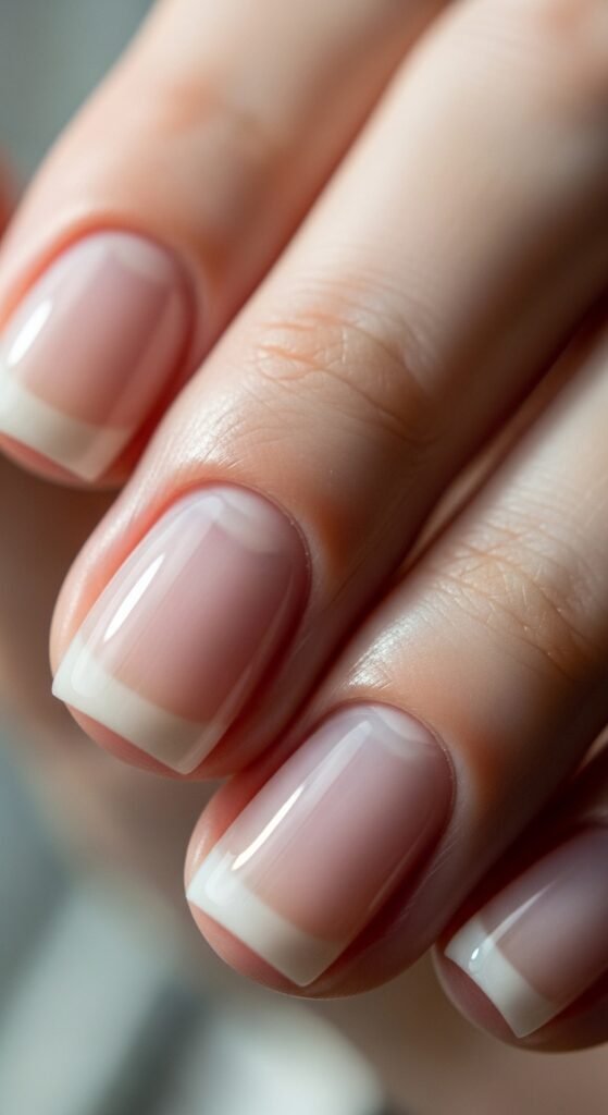 8. Sheer Gloss Gel Nails