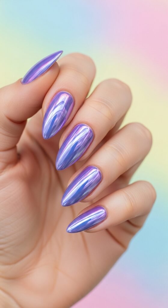 5. Lavender Chrome Glow