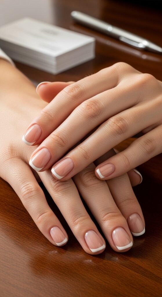 5. Minimal French Tips