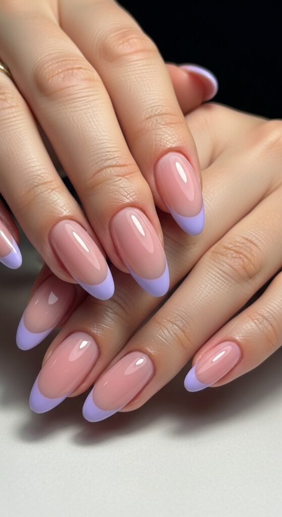 1. Pastel French Tips