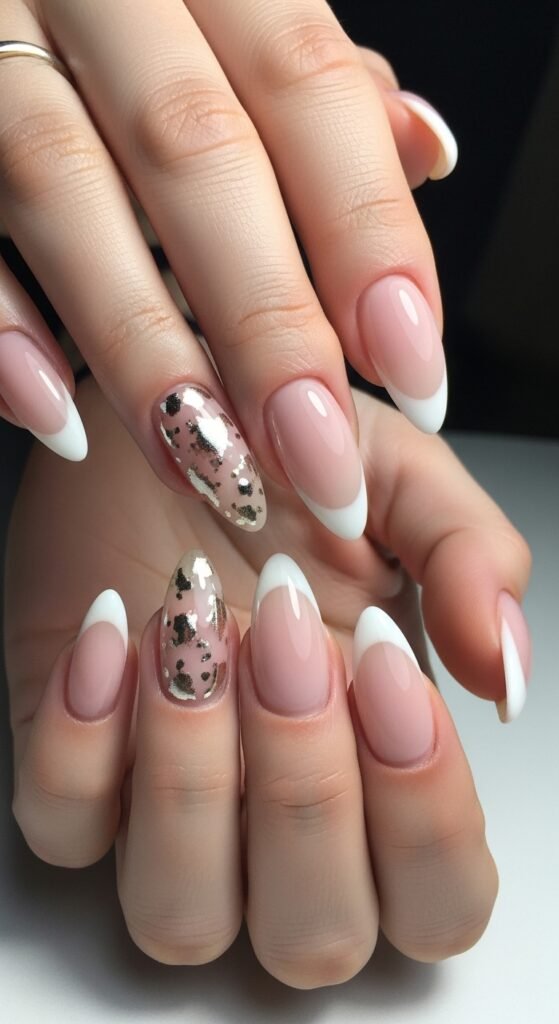 15. Almond Shape Gel Nails