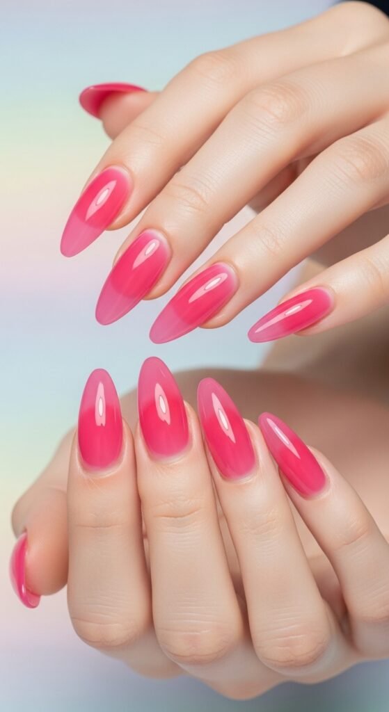 9. Jelly Acrylic Nails