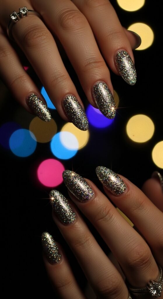 9. Chrome Vacation Nails