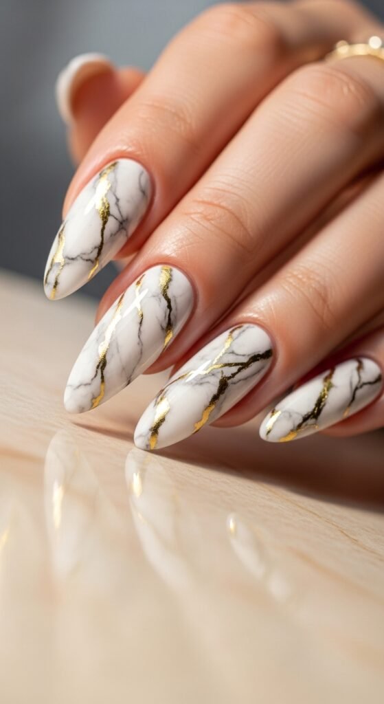 22. Marble Nails
