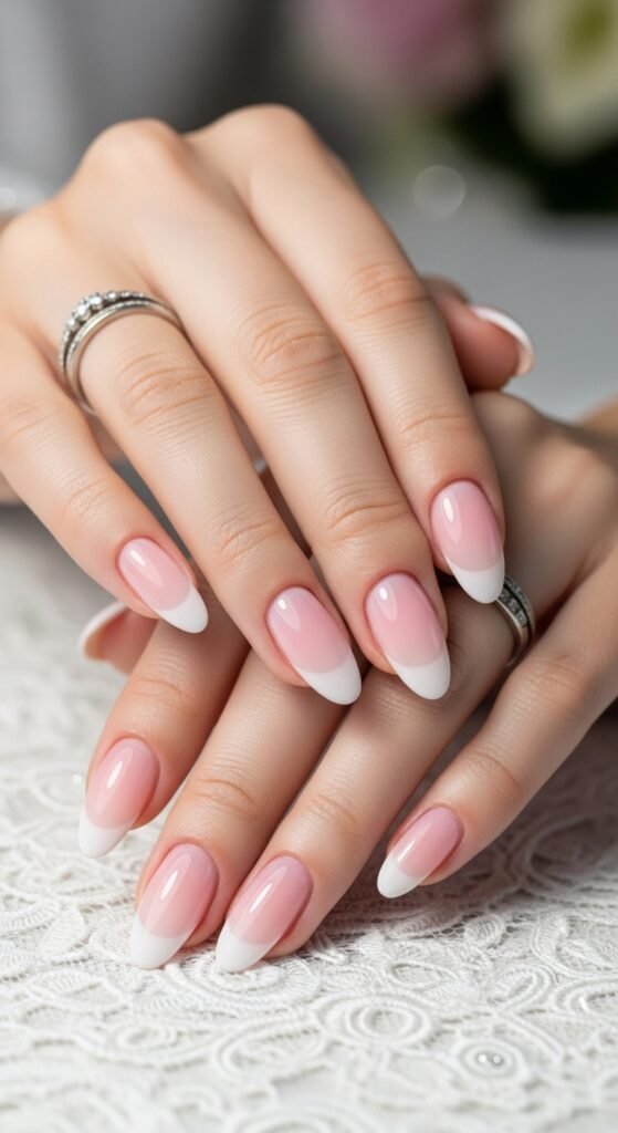24. Light Pink French Fade